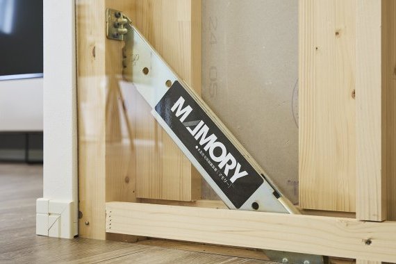 制震装置を設置済み