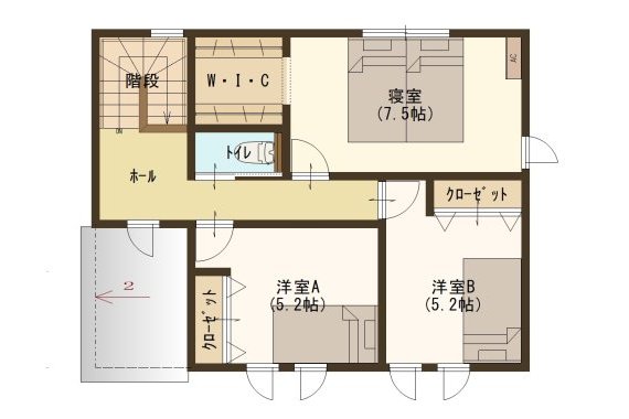 2階間取り