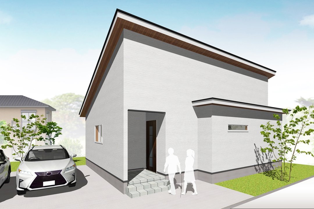 【秋田市新屋町関町後】平屋モデルハウス見学会＆販売会を開催中！